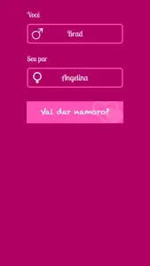 Vai dar Namoro? Calculadora de compatibilidade amorosa screenshot #2 for iPhone