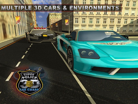 Screenshot #4 pour Super Police Car Chase 3D