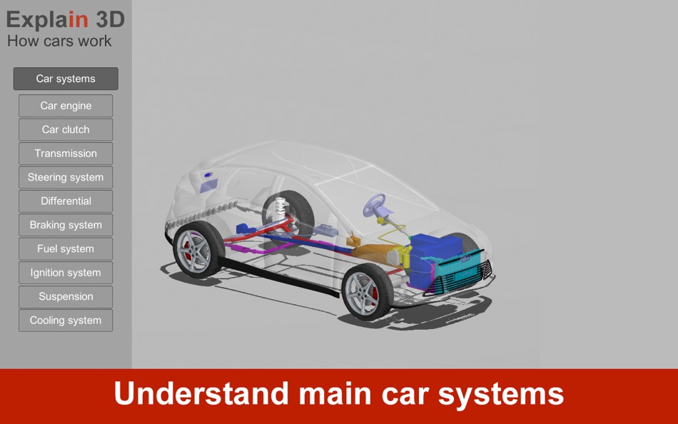 Explain 3D How cars work - 2.0 - (macOS)