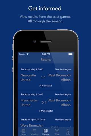 Go West Bromwich Albion! — News, rumors, matches, results & stats! screenshot 3