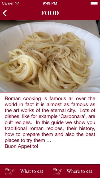 Rome Food and Art
