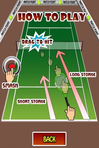 Match Point - Touch 'n Hit Tennis Game screenshot 2