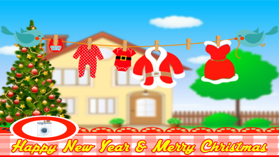 Screenshot #3 pour père noël vêtements noël blanchisserie 2014 heureux nouveau année 2015