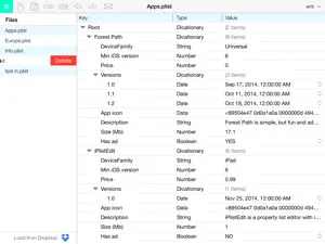 iPlistEdit screenshot #4 for iPad