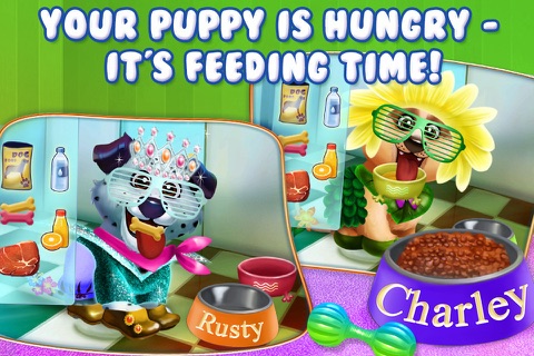 Puppy Dog Sitter - Dress Up & Care, Feed & Play! screenshot 3