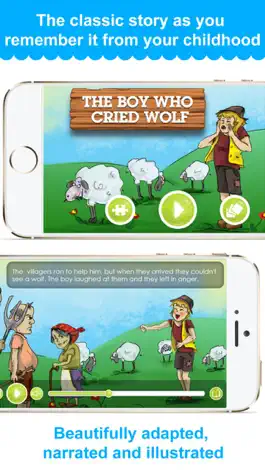 Game screenshot The Boy Who Cried Wolf - Narrated classic fairy tales and stories for children mod apk