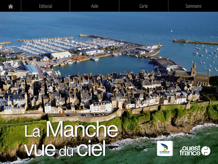 La Manche vue du ciel