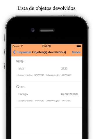 Emprestei screenshot 4