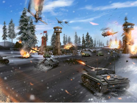 CrazyTank:order to cross the frontier iPad screenshot