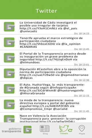 Gobierno Transparente screenshot 2