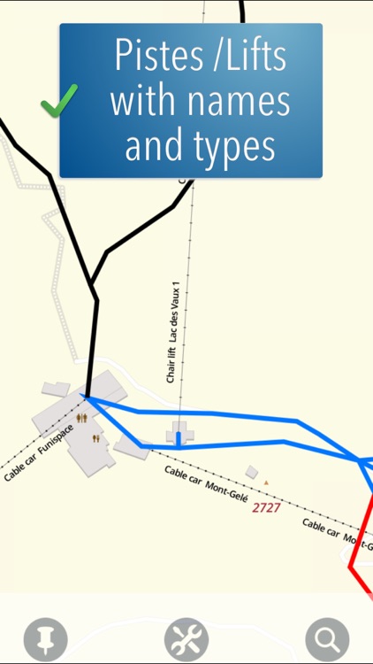 Les Quatre Vallées Ski Map