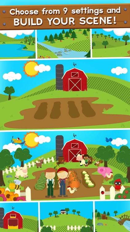 Farm Story Maker Activity Game for Kids and Toddlers Premium