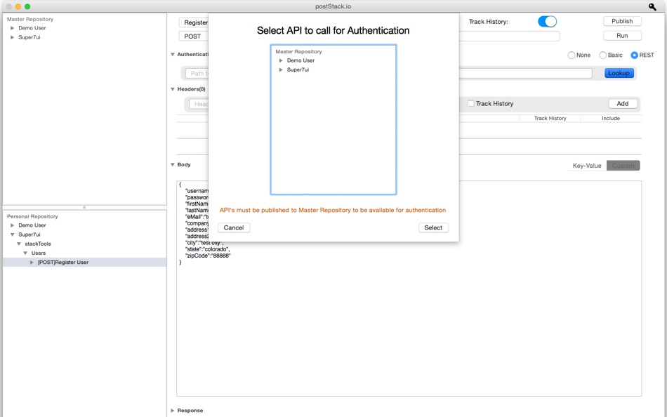 #2. postStack (macOS) Podle: Super7UI