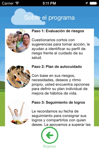 Hábitos de vida saludables screenshot 2