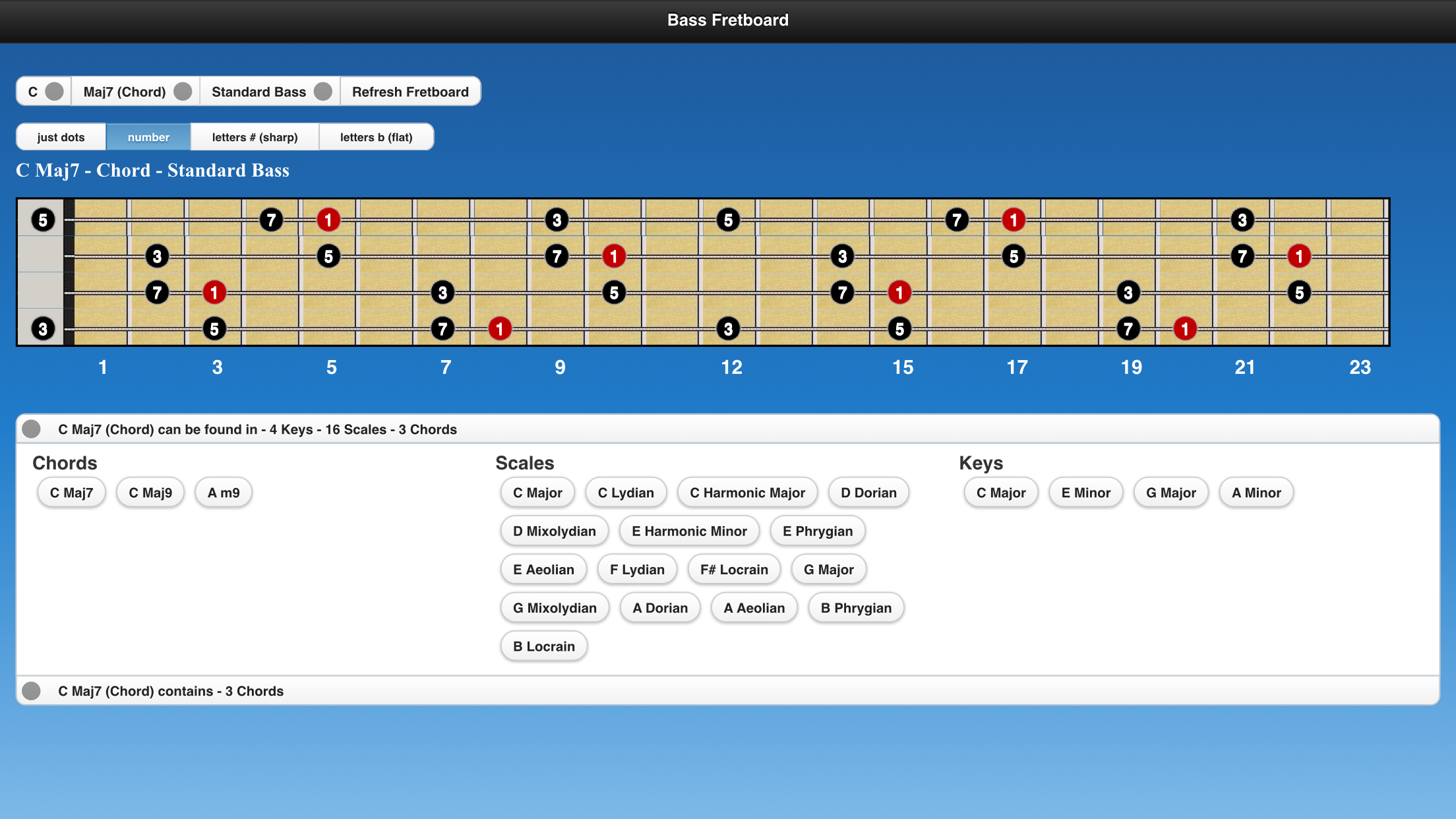 Bass Chords and Scales screenshot 3