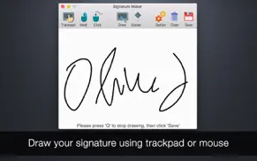 signature maker iphone capturas de pantalla 1
