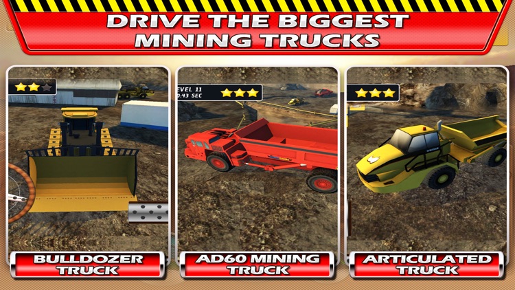 Truck Drive Game of Hard Mining Trucks Quarry Parking