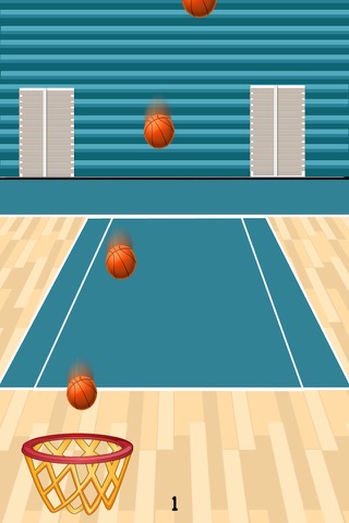"A Real Crazy Basketball MVP Shooter Game - Move The Air Ring Revenge Catching Challenge" screenshot 2