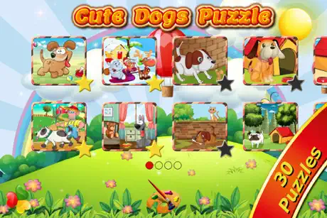 Cute Dogs Jigsaw Puzzles for Kids and Toddlers Lite - Preschool 