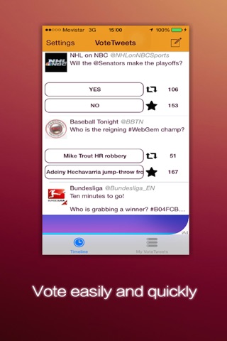VoteTweets screenshot 3