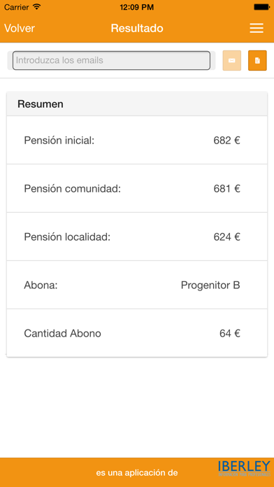 Screenshot #3 pour Cálculo de pensión alimenticia