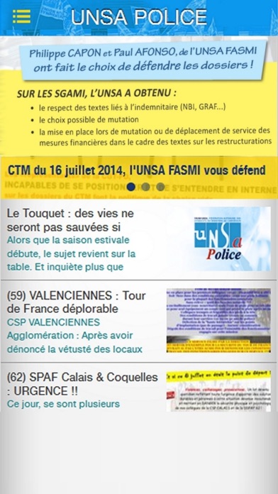 Screenshot #2 pour UNSA Police