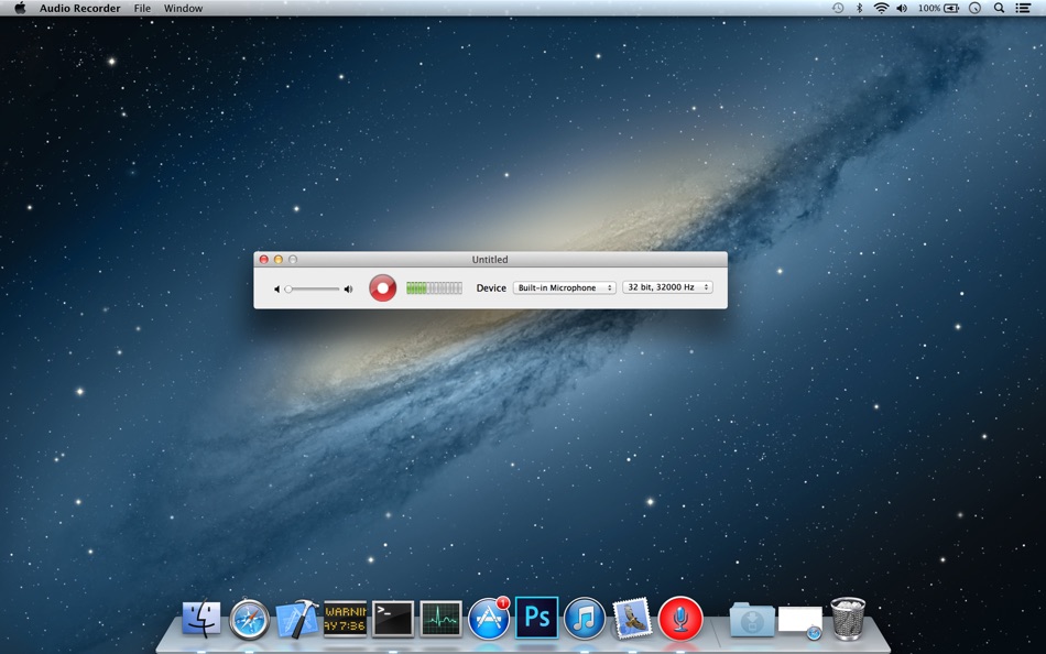 #3. Audio Recorder Lite (macOS) 由: 育平 姚