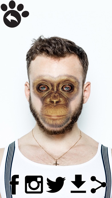 Screenshot #3 pour Animaux Tête Montage Photo - Drôle Éditeur D'image De Visage Avec Les Meilleurs Autocollants