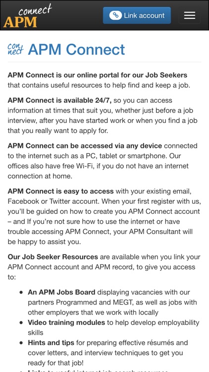 APM Connect