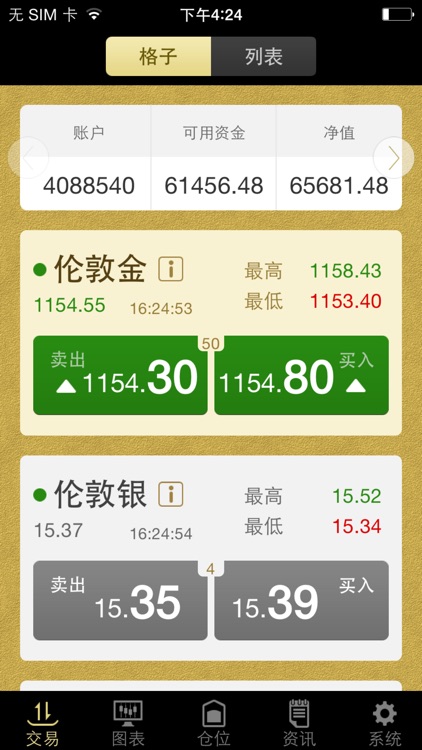 盈富金汇GTS手机交易软件
