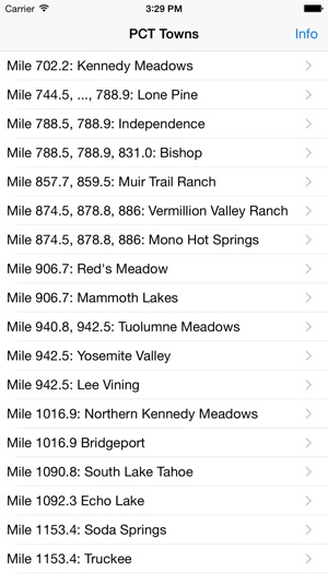 Pacific Crest Trail Sierra Towns(圖1)-速報App