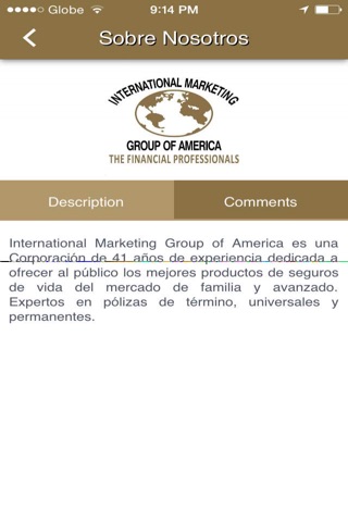 International Marketing Group screenshot 2