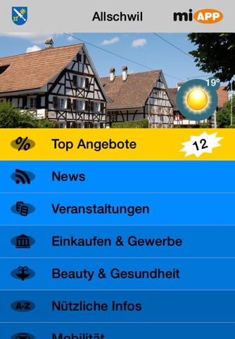 miAPP Allschwil screenshot 2