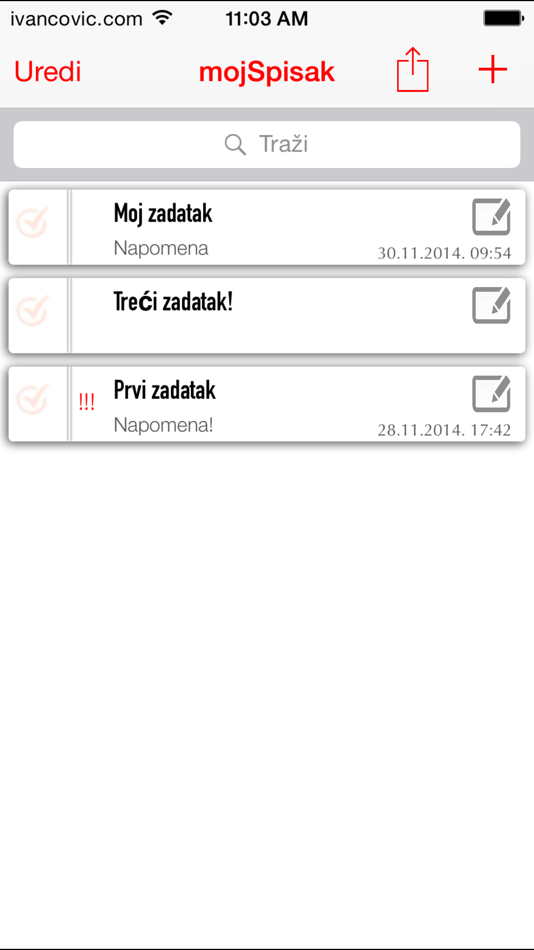 mojSpisak - 1.0 - (iOS)