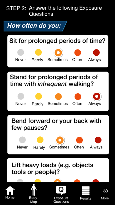 Screenshot #3 pour PainPoint – Prevent Work Injury