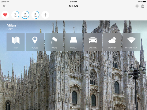 Screenshot #4 pour Milan - Planificateur de voyages par Tripomatic, guide de voyage et carte hors ligne