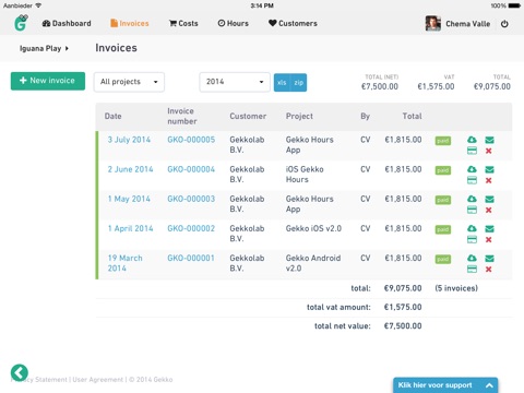 Gekko Accounting for iPad screenshot 2