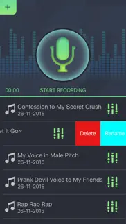 simple voice changer - sound recorder editor with male female audio effects for singing iphone screenshot 3