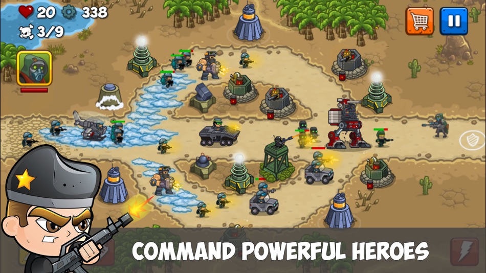 #1. Combat TD (iOS) By: iDevMobile Tec.