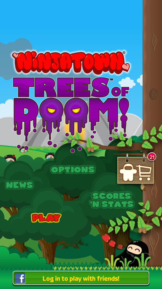 #1. Ninjatown: Trees Of Doom! (iOS) 由: Megaspace Industries LLC