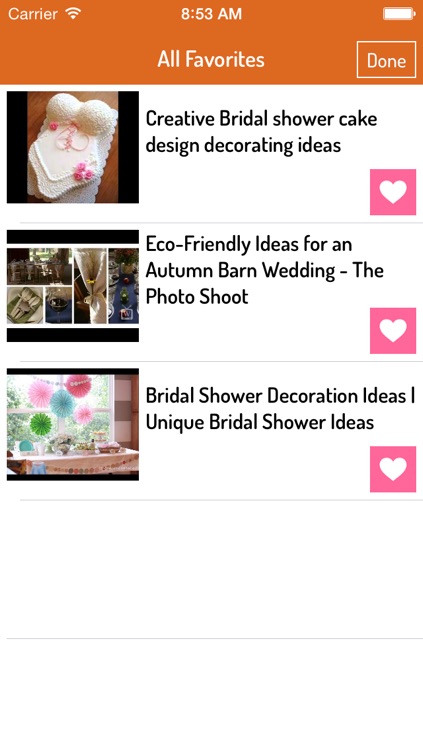 Bridal Shower Ideas