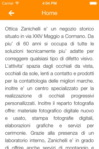 Ottica Zanichelli screenshot 3