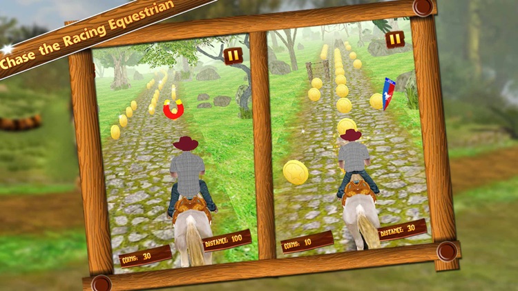 Horse Run 3D - Russian Wild Tiger Chase the Racing Equestrian in Jungle Valley