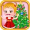 Kids can play Baby Hazel Christmas Time game for free