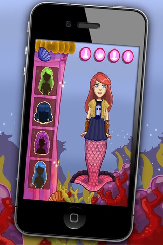 Viste sirenas- Juego de vestir princesas para niñas screenshot 4