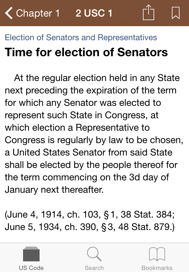 Codification U.S. Code