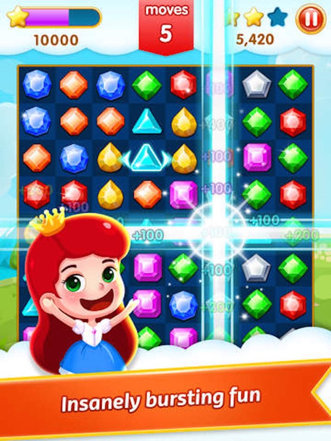 Diamond Heroes - 3 Match Jewel Crush Charming Game(圖3)-速報App
