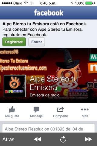 AIPE STEREO 98.8 screenshot 4