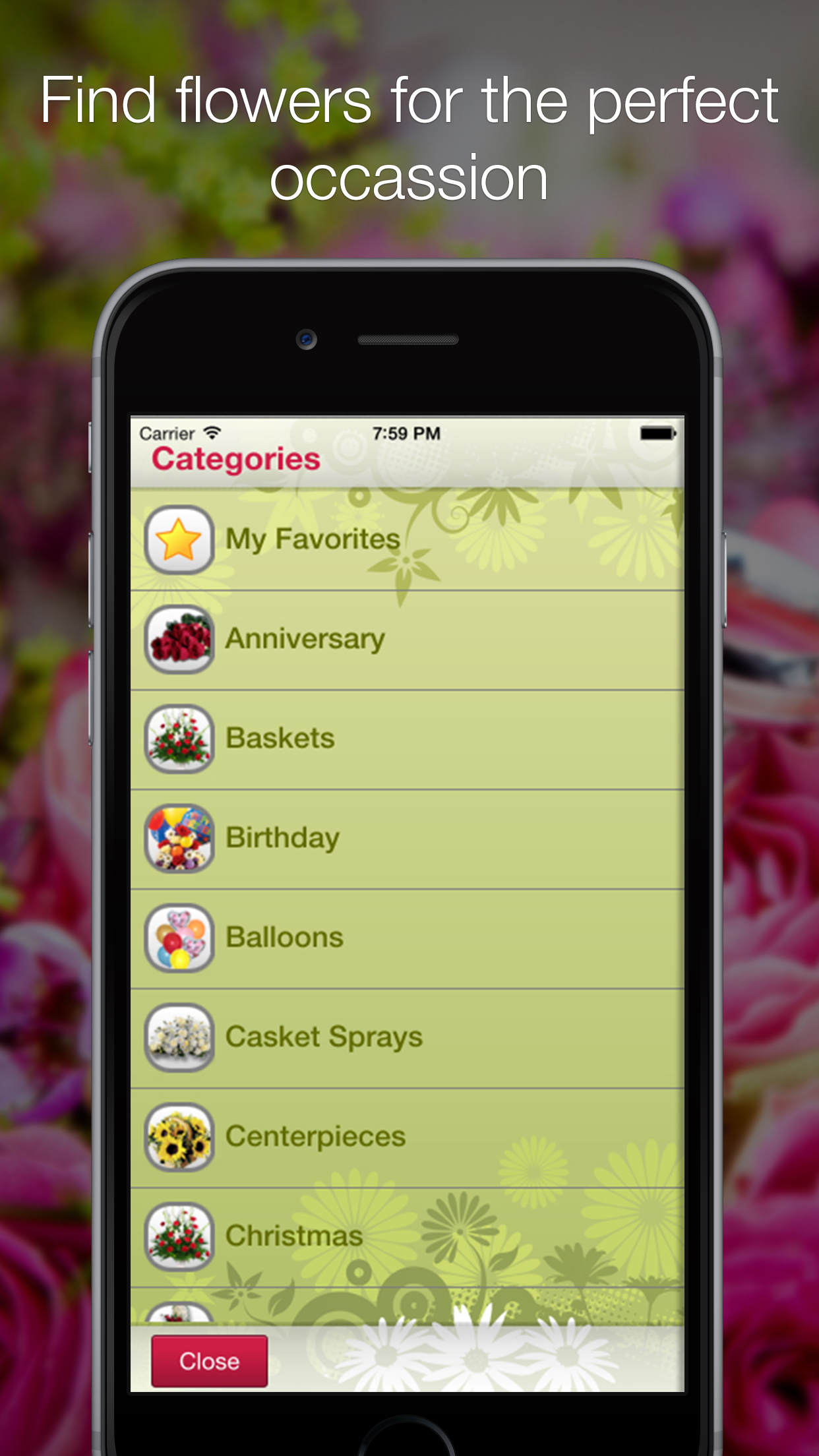 Mobile Florist: Flower Delivery - Order & Send Fresh Flowers from Anywhere using Local Florists! screenshot 5