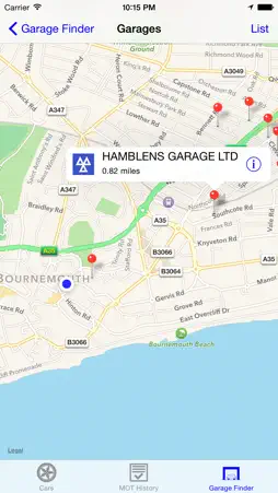 MOT Reminder screenshot 2